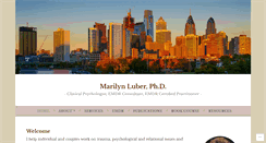 Desktop Screenshot of marilynluberphd.com