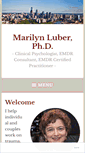 Mobile Screenshot of marilynluberphd.com
